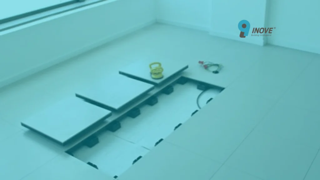 instalação de piso elevado