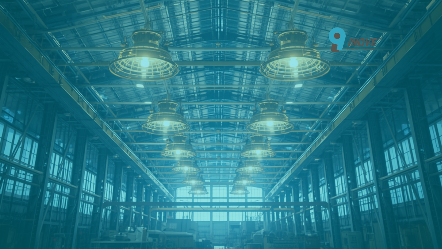 sistemas de iluminação industrial